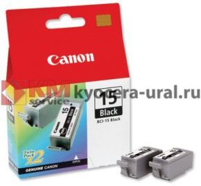 Картридж CANON BCI-15 black (BJ-I70) двойная упаковка