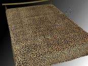 Плед ТД Текстиль "Absolute" микрофайбер ZA 143 шкура леопарда на коричневом фоне 180х230 см.