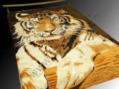 Плед ТД Текстиль "Absolute" микрофайбер ZA 147 тигр рыжий 150х200 см.