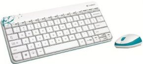 Набор клавиатура+мышь Logitech Wireless Combo MK240 White (920-005791)