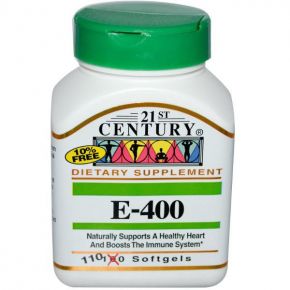 21st Century Vitamin E 400 Blended 110 Softgels 21 Century