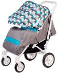 BabyHit Детская прогулочная коляска BabyHit Drive Blue grey серый голубой