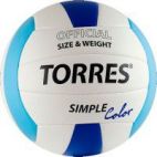 Мяч волейбольный TORRES Simple Color р.5