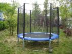 Батут уличный DFC Trampoline Fitness с сеткой 6 ft (183 см)