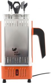 Электрошашлычница Kitfort KT-1403 Orange silver