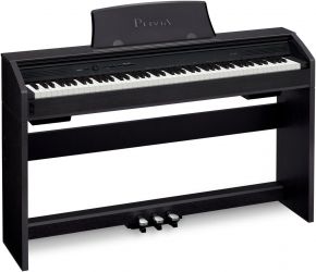 CASIO Privia PX-750BK Н Цифровое фортепиано новая молоточковая клавиатура Tri-Sensor II с тремя сенсорами, 88 клавиш с градиентом жесткости