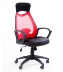 Кресло CHAIRMAN 840 Комбинированный красный (DW03/SW01)