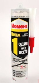 Ж/гвозди Момент Монтаж Один для всего, кристально прозрачный 290г HENKEL