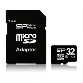 Карта памяти Silicon Power microSDHC 32 Gb (Class 10)