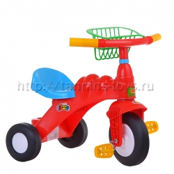 Полесье Велосипед 3-х колесный "Малыш" с корзинкой
