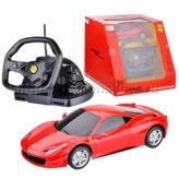 Rastar Машина 53400-10 Ferrari Italia 458, с пультом управления в виде руля