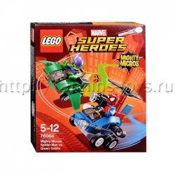Lego Конструктор  Супер Герои Человек паук против Зеленого Гоблина