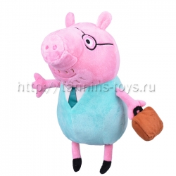 Peppa Папа Свин с кейсом 30см