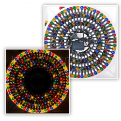 Morozco Электрогирлянда Ромашка (15мм) 140л.8ф.многоцветный.заменяемые(20)