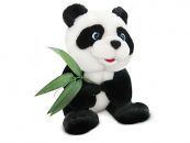 Панда сидящая музыкальная 24 см . ЛАВА