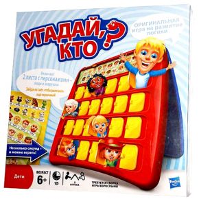 Games игра угадай кто? Обновленная версия, русский язык,6+ HASBRO