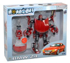 Робот-трансформер BMW z4, 1:18, свет, звук HW