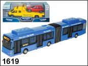 Машинка металлическая City bus автобус длиннобазный 1:48 АВТ