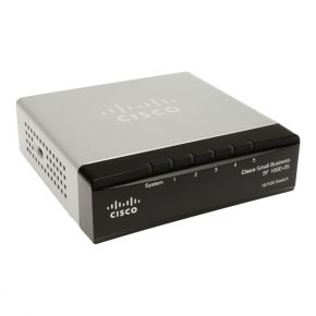 Коммутатор Cisco SF 100D-05 Fast Ethernet 10/100 5 х RJ45  SF100D-05-EU Cisco