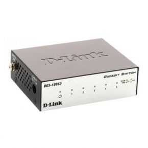 Коммутатор D-Link  Gigabit Ethernet 10/100/1000 5 х RJ45 Gb DGS-1005D/H2A D-Link