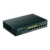 Коммутатор D-Link  Gigabit Ethernet 10/100/1000 8 х RJ45 х4РоЕ Gb DGS-1008P/B1A D-Link