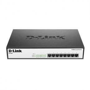 Коммутатор D-Link  Fast Ethernet 10/100 8 х RJ45 (РоЕ) DES-1008P+/A1A D-Link