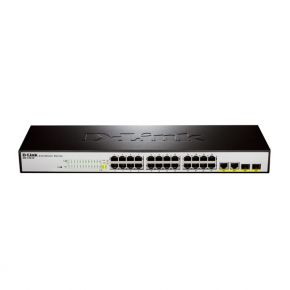 Коммутатор D-Link DES-1100 EasySmart  Fast Ethernet 10/100 24хRJ45+2х comboGb/SFP  DES-1100-26/A1A D-Link