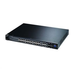 Коммутатор ZyXEL GS2200  Gigabit Ethernet 10/100/1000 24хRJ45(РоЕ)+4х combo Gb/SFP  GS2200-24P ZyXEL