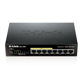 Коммутатор D-Link DGS-1008P Gigabit Ethernet 10/100/1000 8хRJ45 (4РоЕ) DGS-1008P/C1A D-Link