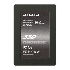 SSD накопитель для ПК 2.5" ADATA Premier SP600 SATA III, 64 Gb, ASP600S3-64GM-C ADATA