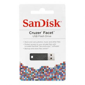 USB флешка 8 Гб Sandisk Cruzer Facet Black Label SDCZ55-008G-B35Z Sandisk