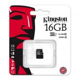 Карта памяти MicroSDHC 16 Gb Kingston class 10 45Mb/s б/ад SDC10G2/16GBSP Kingston