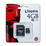 Карта памяти MicroSDHC 4 Gb Kingston class 4 SDC4/4GB Kingston