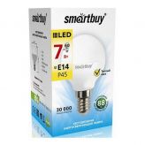 Светодиодная лампа Smartbuy E14 / P45 / 7Вт/теплый SBL-P45-07-30K-E14 Smartbuy