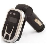 MP3 трансмиттер INTEGO FM-101 пульт ДУ,microSD,USB