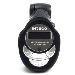 MP3 трансмиттер INTEGO FM-102 пульт ДУ,microSD,USB