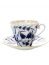 Чашка с блюдцем чайная форма "Лучистая", рисунок "Колокольчики", Императорский фарфоровый завод Тульские самовары