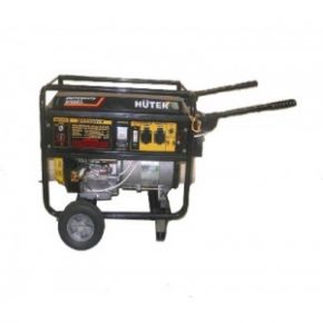 Электрогенератор huter dy6500lx с колёсами и аккумулятором