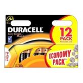 Батарейки duracell aa 12шт lr mx 1500/lr6 basic 221413