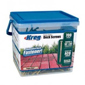 Шурупы kreg 2" protec-kote для deck jig, 700 шт. sdk-c2w-700