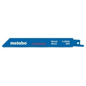 Полотно по металлу для сабельных пил (150 мм; 1.8-2.6 мм) 5 шт. metabo 628260000