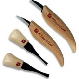 Резчицкий набор, 2 ножа + 2 резца flexcut palm &amp; knife set etd kn600