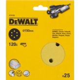 Круг шлифовальный (150 мм; р120) 25 шт. dewalt dt 3135