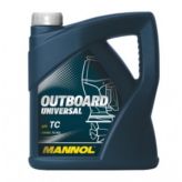 Масло минеральное для 2-х тактных двигателей outboard universal (4 л) mannol 1429