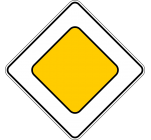 Знак дорожный квадратный