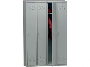 Шкаф металлический для одежды LS(LE)-41 Практик