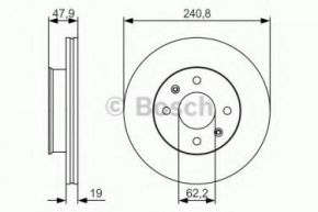 Тормозной диск Bosch 0986479S18 Hyundai / Kia (Mobis): 517121C000 BD1913 Hyundai Click (Tb). Hyundai Getz Prime (Tb). Hyundai Getz (Tb). Hyundai Tb Bosch 0986479S18 Hyundai / Kia (Mobis): 517121C000