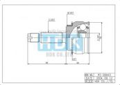 Шрус внешн mitsubishi Hdk MI-038A43 Mitsubishi: MR580861 Hdk MI038A43 Mitsubishi: MR580861