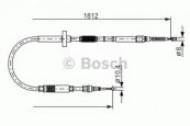 Трос ручного тормоза bosch 1987477659 audi a4 95-00 Bosch 1987477659 Vag: 8D0609721H BC521 Audi A4 (8d2 B5). Audi A4 Avant (8d5 B5). Audi A4 Седан Bosch 1987477659 Vag: 8D0609721H