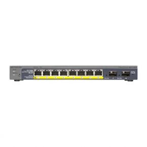 Коммутатор Netgear  Gigabit Ethernet 10/100/1000/10000 8хRJ45(РоЕ)+2х SFP Gb GS110TP-200EUS Netgear